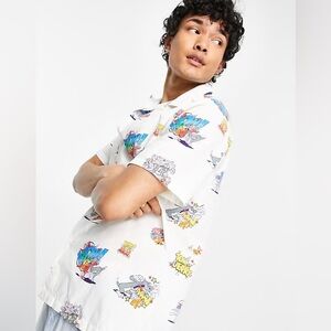 ASOS Tom & Jerry button shirt
